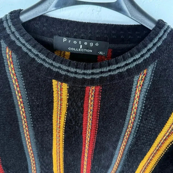 Vintage Protege Collection Pullover Sweater Men's XL Coogi Style Knit Textured - Picture 2 of 10